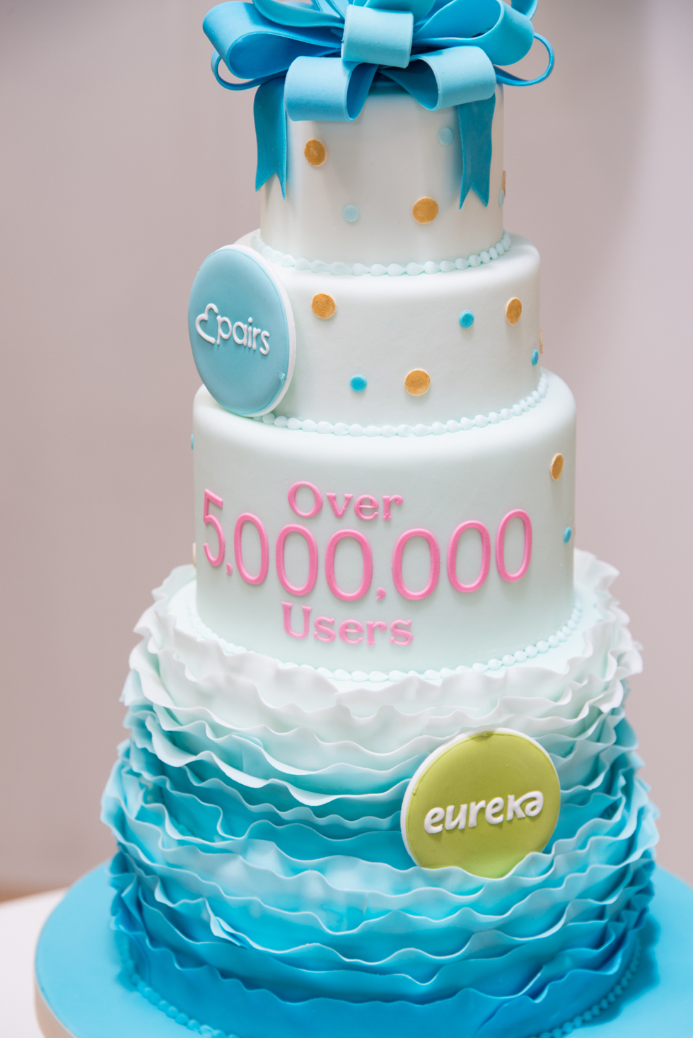 CAKEBY Pairs 5million Users Cake